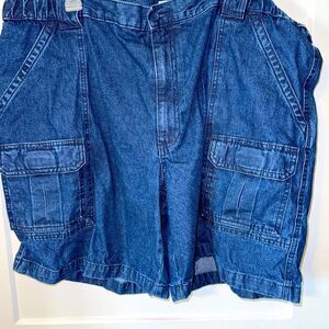SAVANE BRAND MENS PLUS SIZE DENIM SHORTS